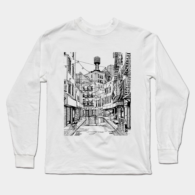 Concrete Jungle Long Sleeve T-Shirt by KelseyRobinson